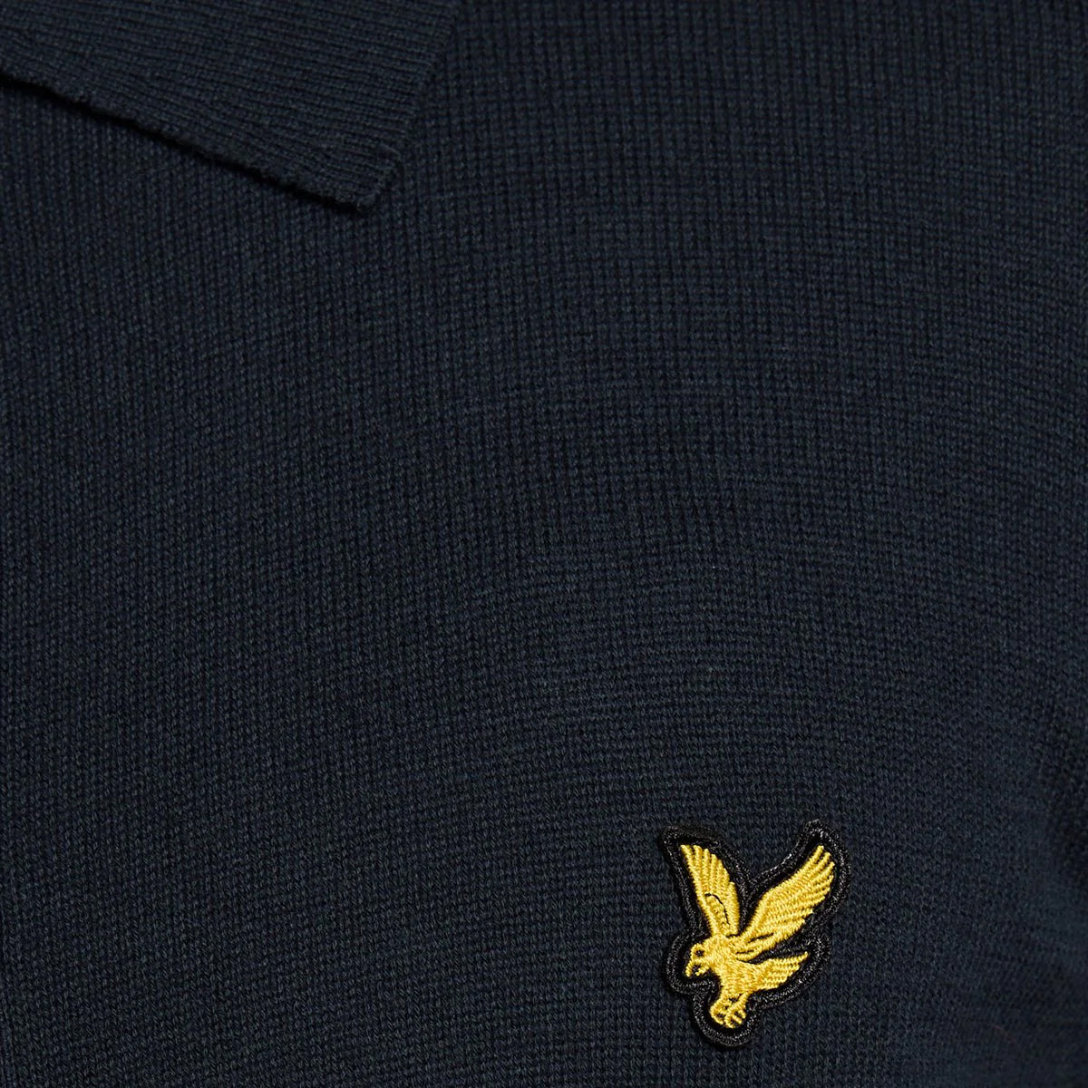 LYLE & SCOTT COTTON KNITTED SHIRT KN2415V DARK NAVY