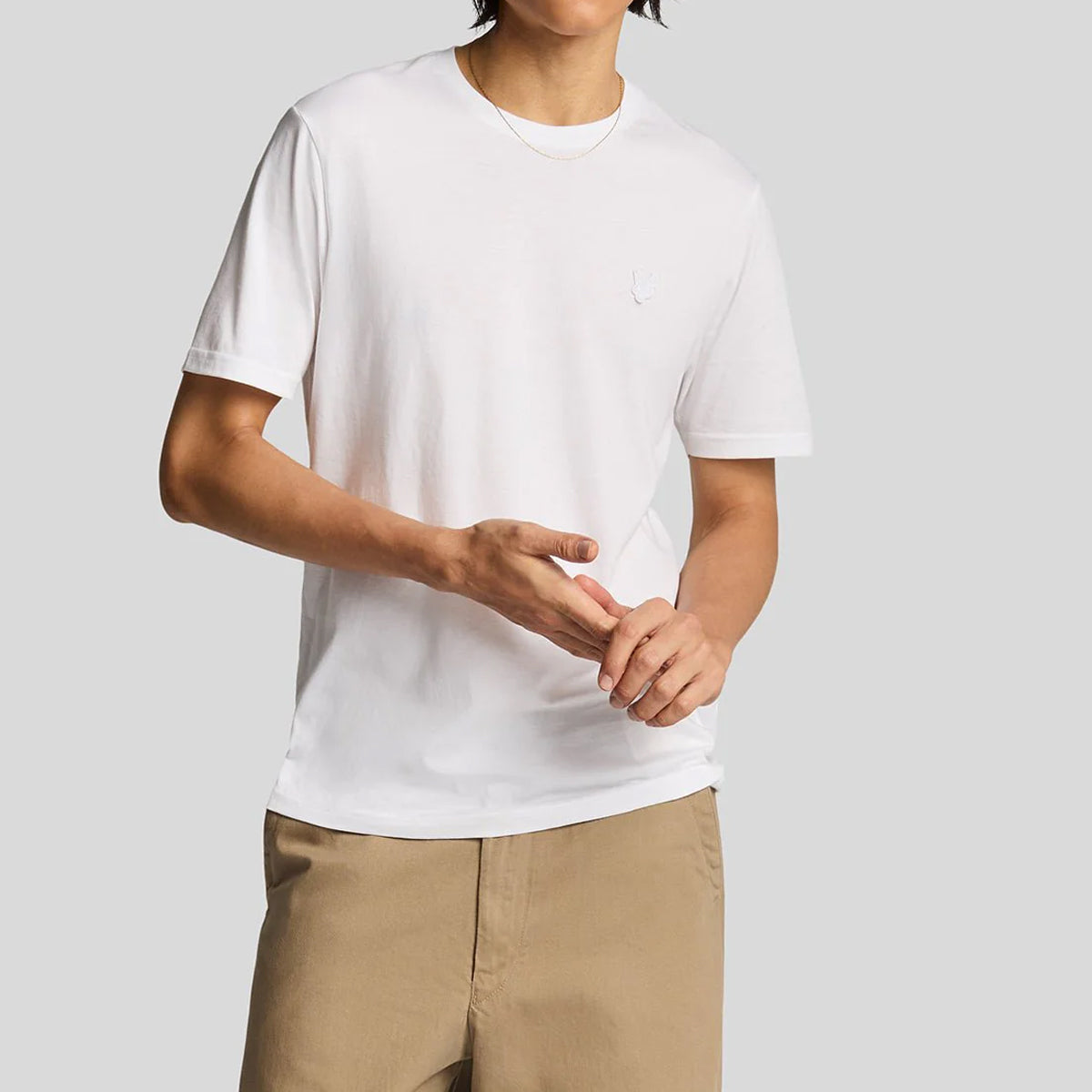 LYLE & SCOTT SUPERFINE T-SHIRT TS2255TONT  WHITE