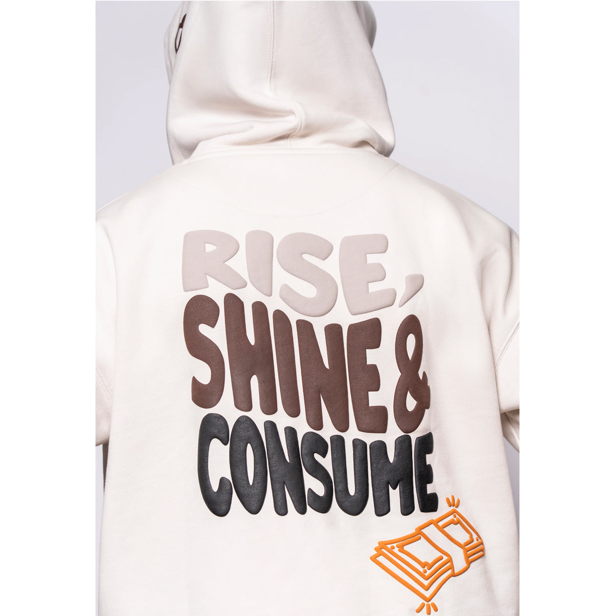 FRESH FLAVOURS RISE ECRU CREAM HOODIE