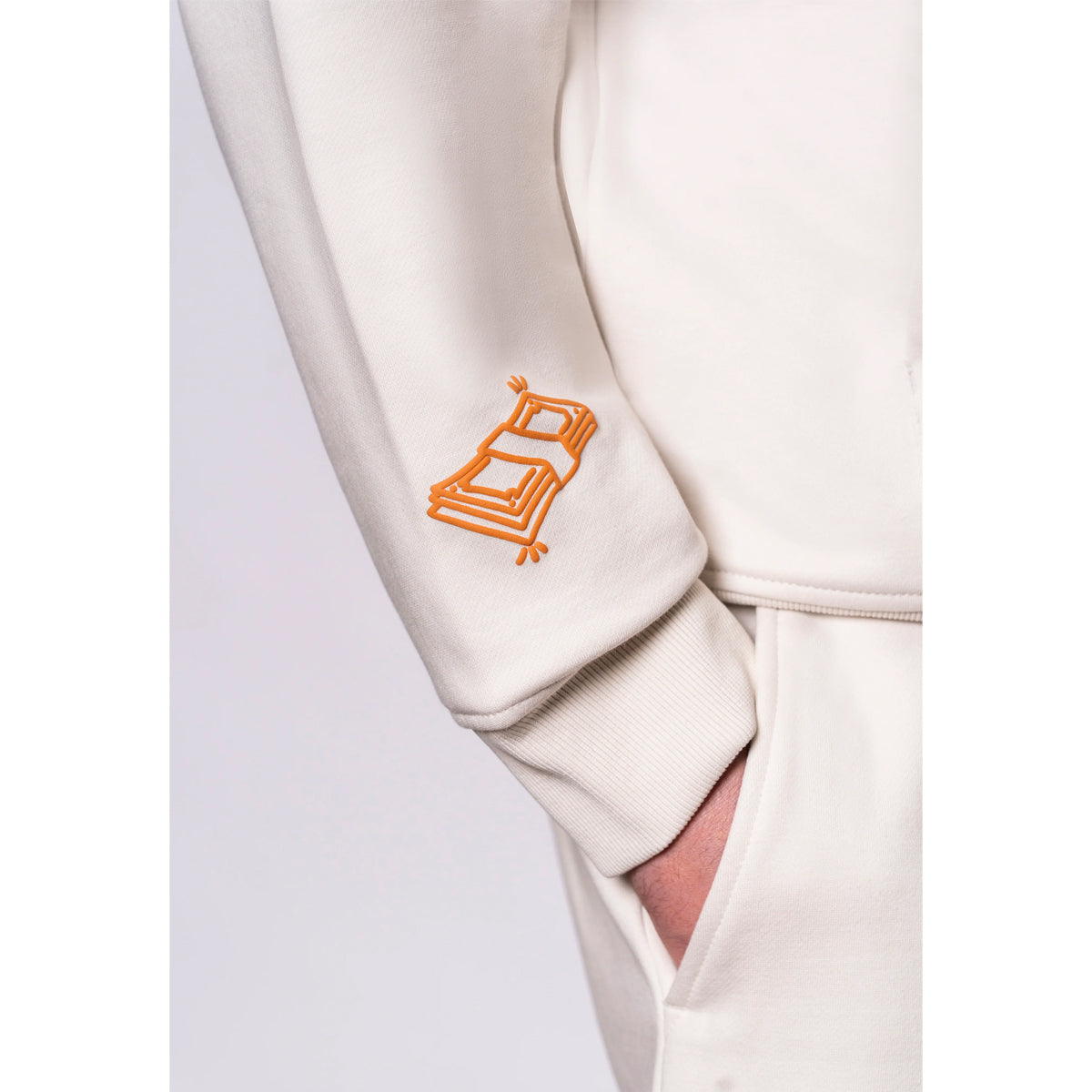 FRESH FLAVOURS RISE ECRU CREAM HOODIE