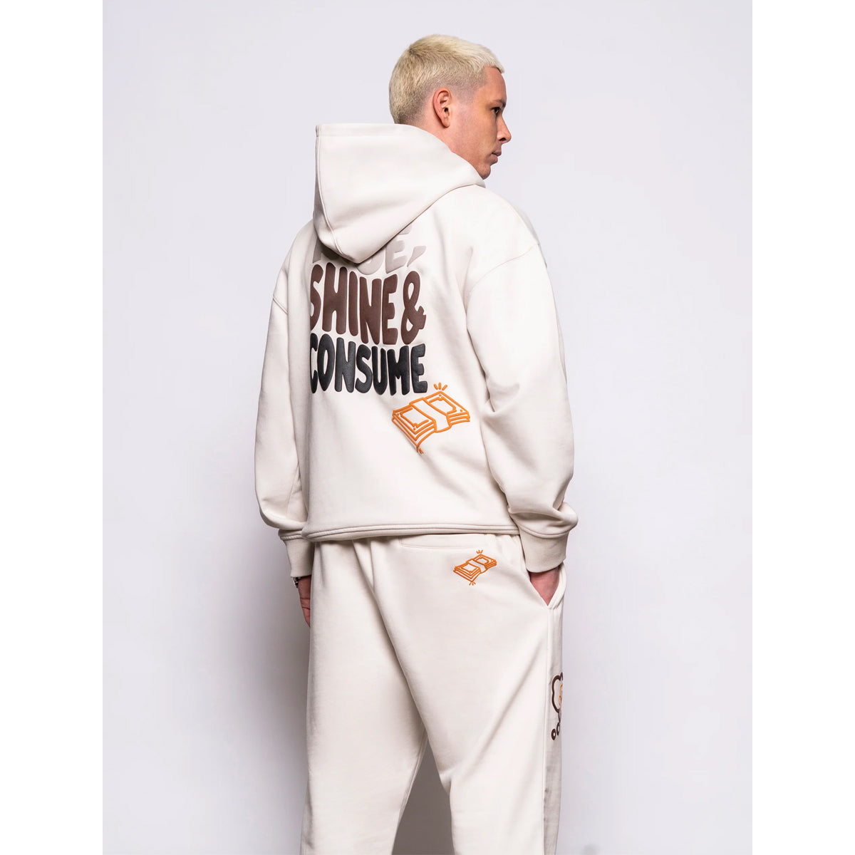 FRESH FLAVOURS RISE ECRU CREAM HOODIE