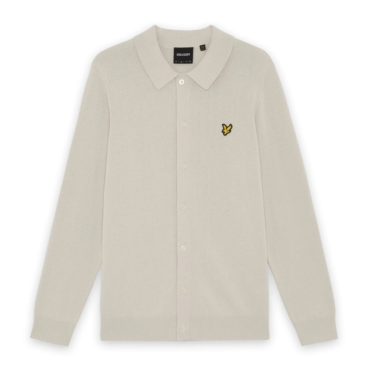 LYLE & SCOTT COTTON KNITTED SHIRT KN2415V COVE
