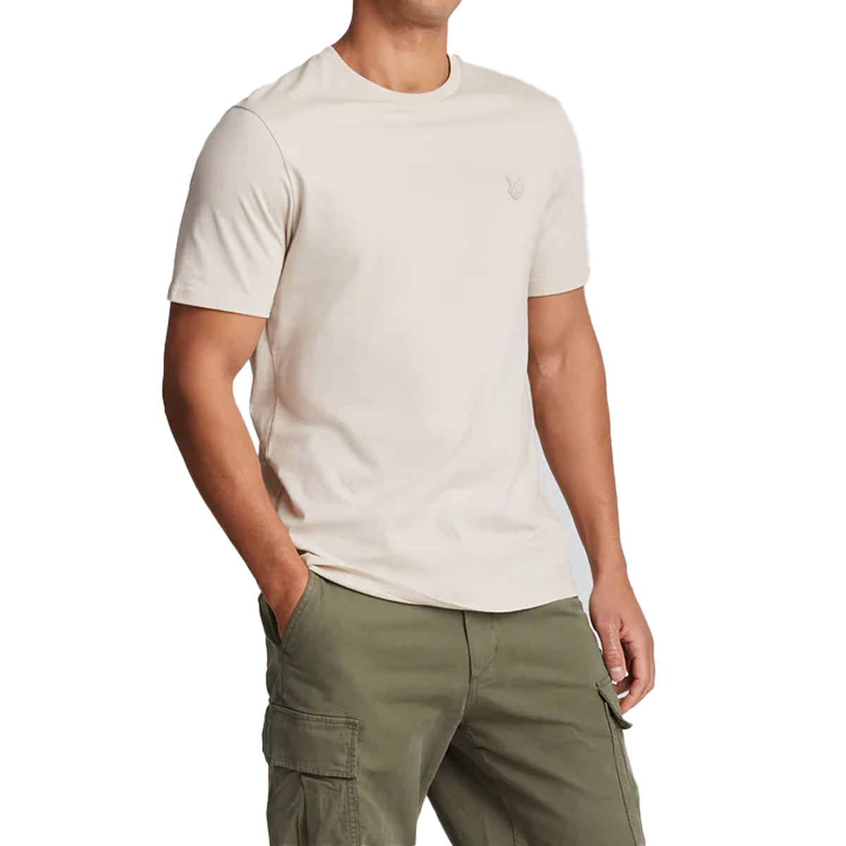 LYLE & SCOTT SUPERFINE T-SHIRT COVE CREAM TS2255TONT