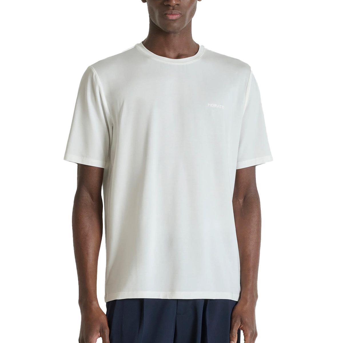 ANTONY MORATO CHEST LOGO  T-SHIRT CREAM MMKS02618