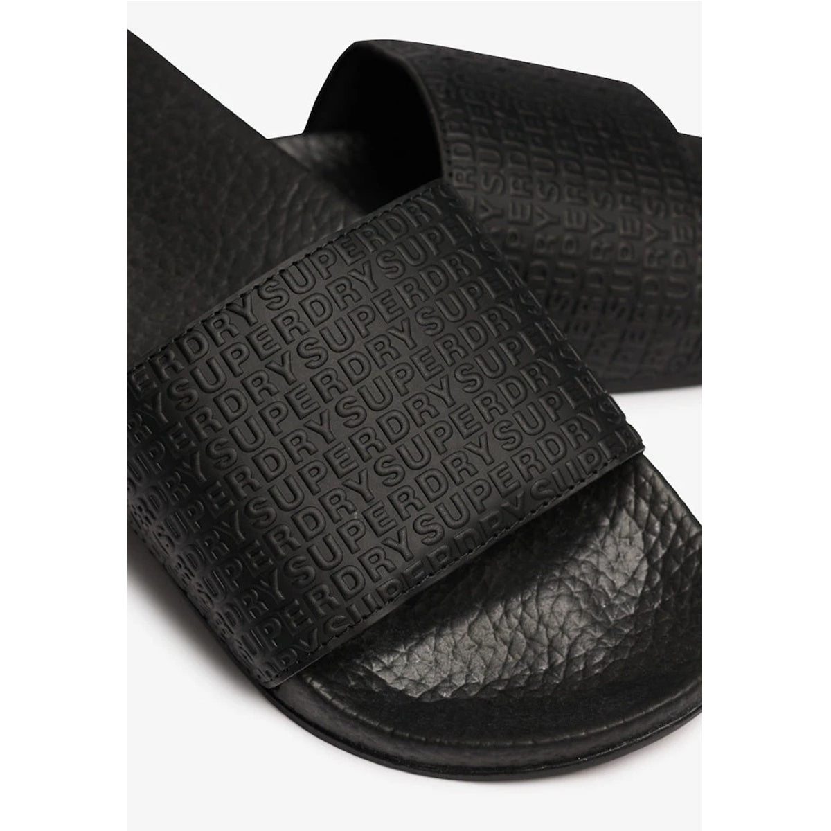 SUPERDRY MONOGRAM POOL SLIDE BLACK 02A MF310290A