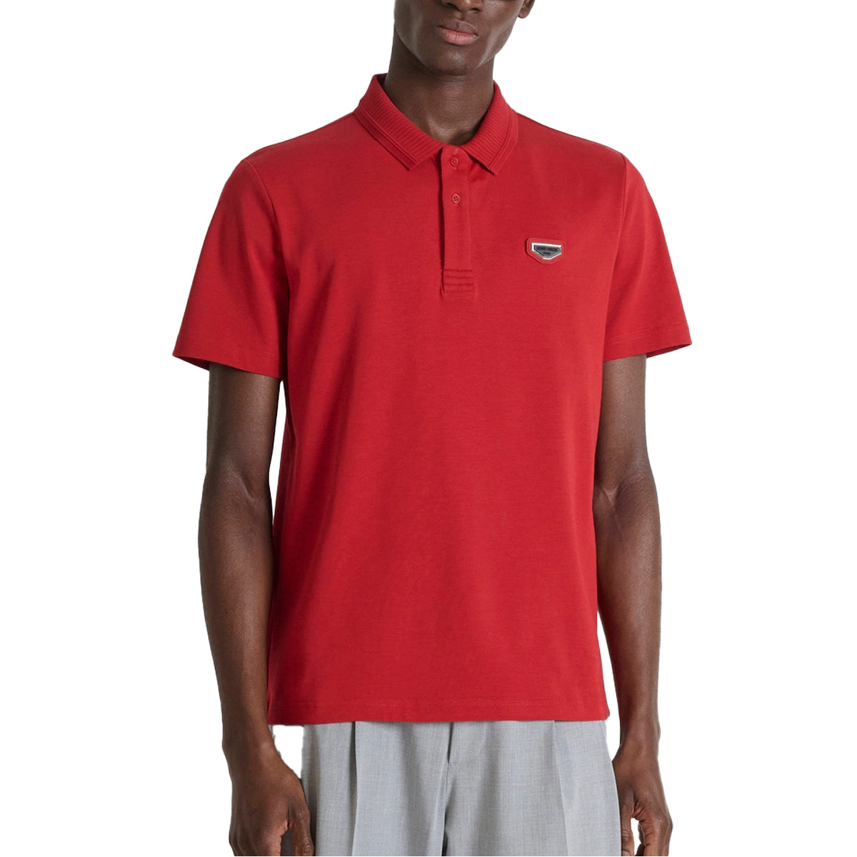 ANTONY MORATO JERSEY POLO CHERRY RED MMKS02610