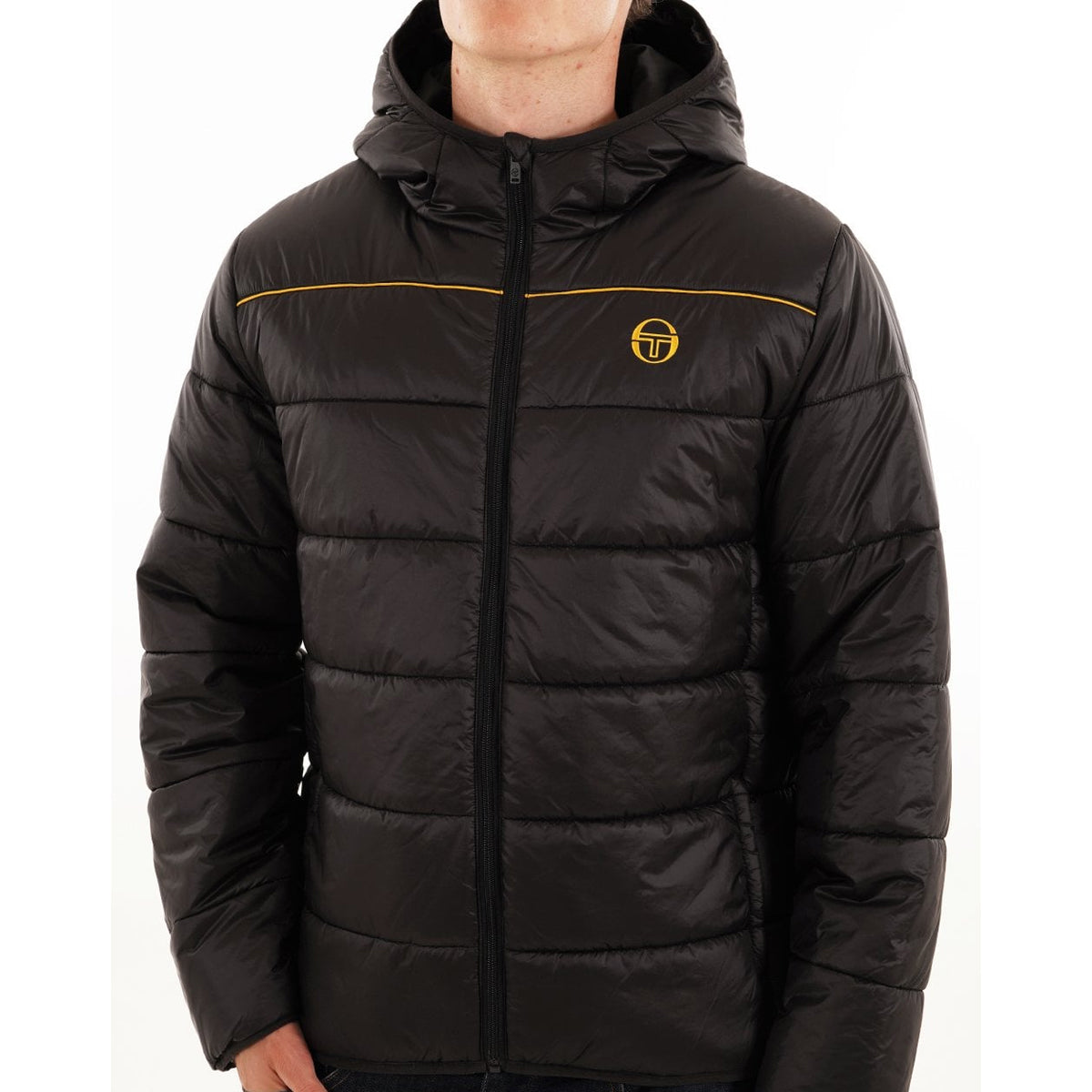 SERGIIO TACCHINI PADOVA BLACK PUFFER JACKET
