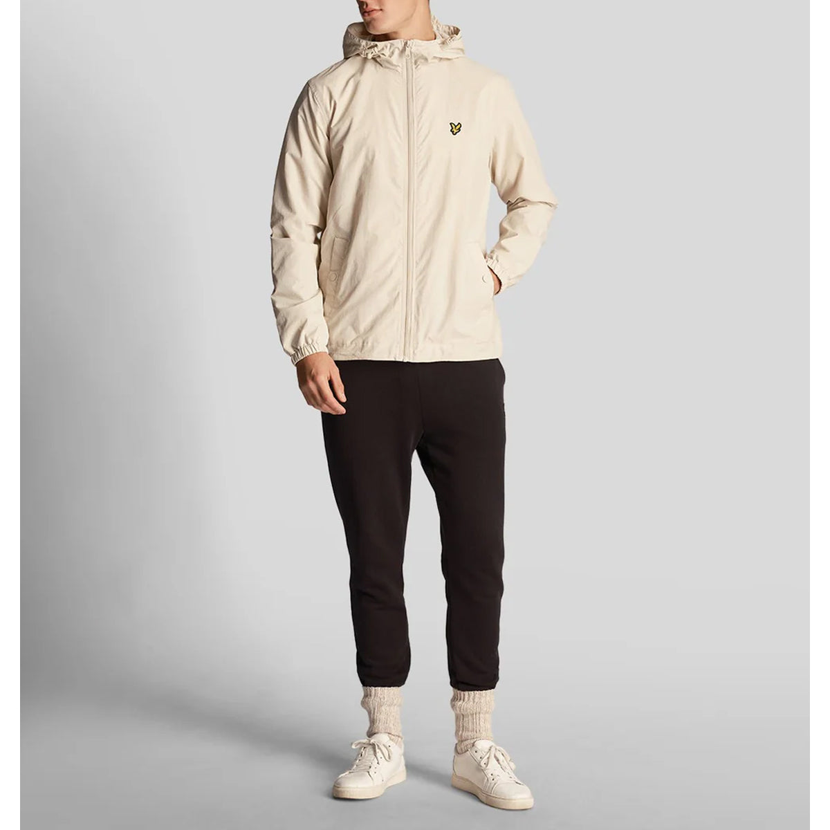 LYLE & SCOTT ZIP THROUGH HOODED JACKET JK464V  COVE