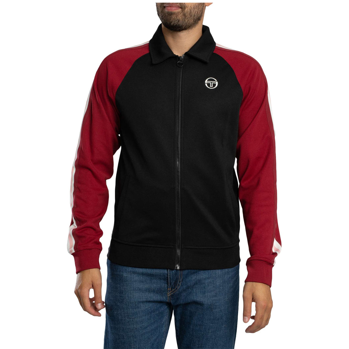 SERGIO TACCHINI RENSHAW TRACK TOP BLACK/GARDENIA