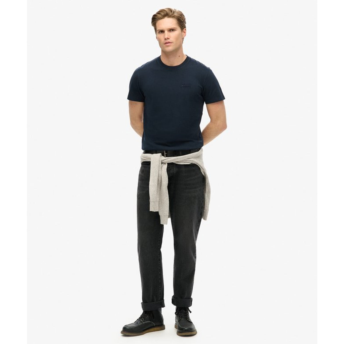 SUPERDRY ESSENTIAL LOGO ECLIPSE NAVY T-SHIRT