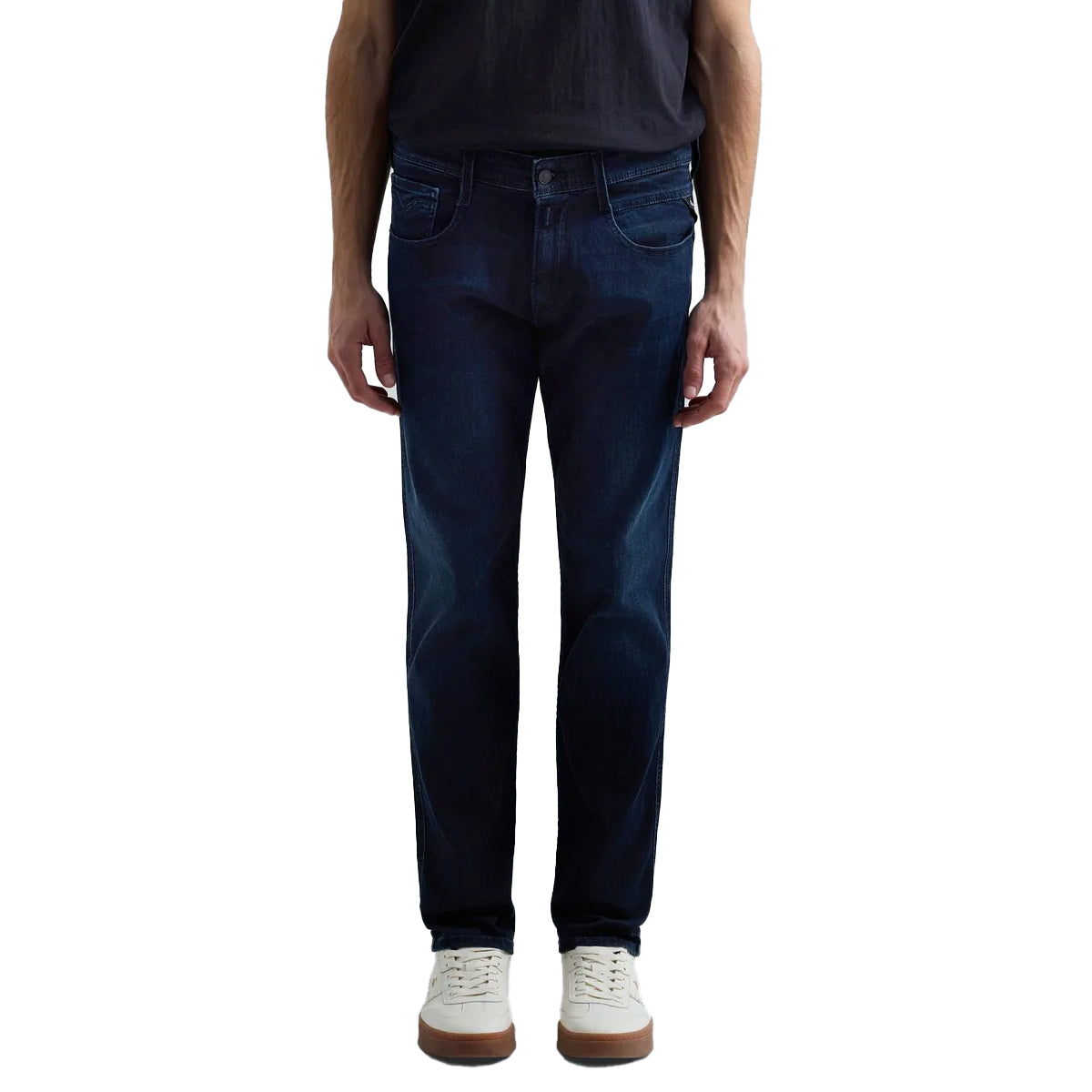 REPLAY ANBASS POWER STRETCH BLUE JEANS M914 41A C38 007