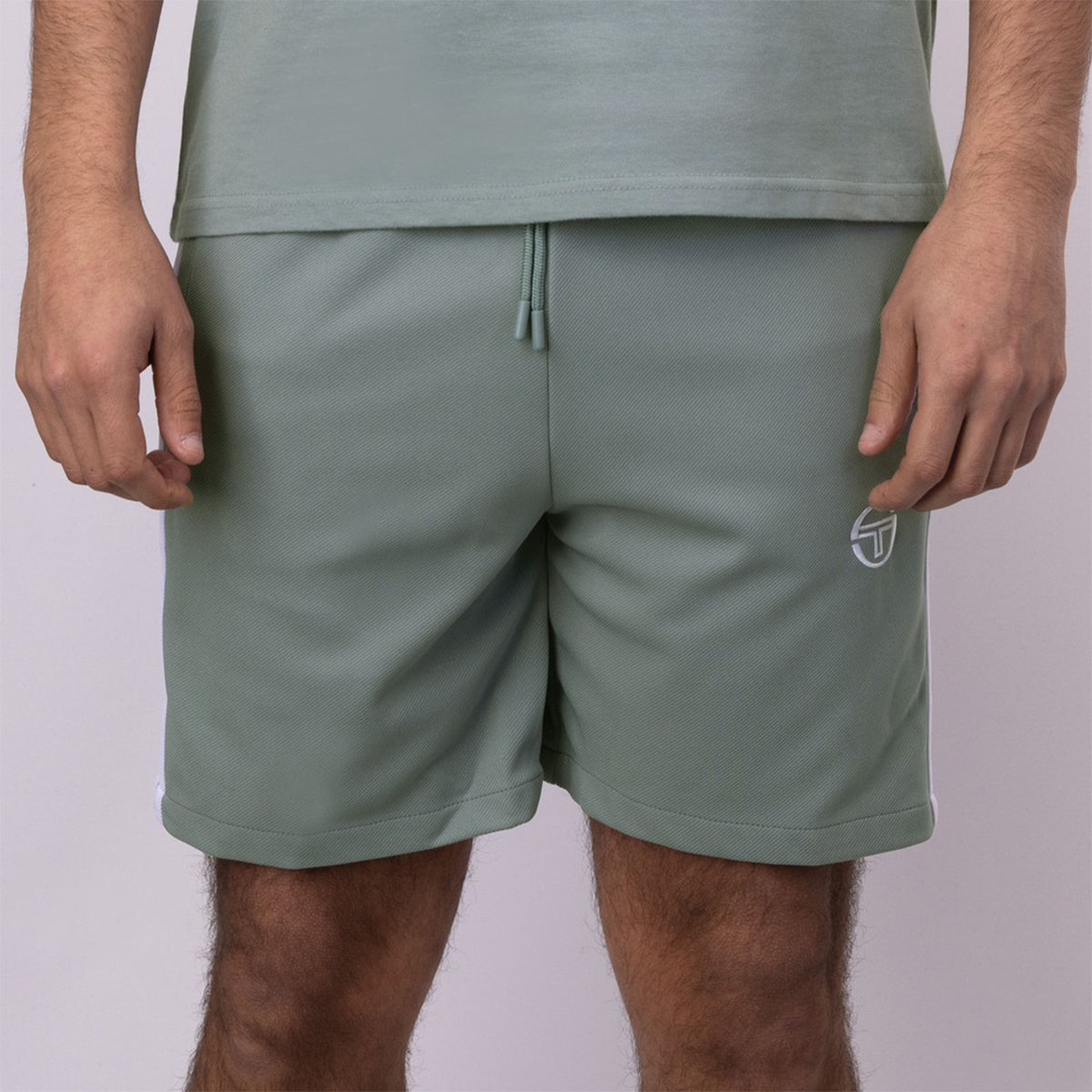 SERGIO TACCHINI PIETRAPERTOSA SHORTS LEAD GREY/WHITE