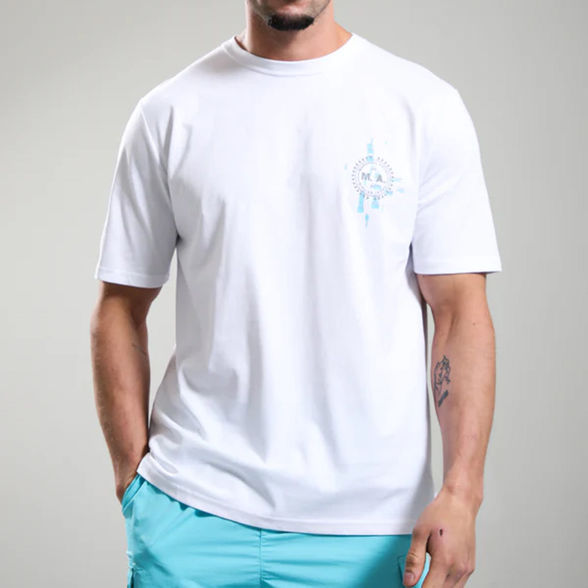 MARSHALL ARTIST GLITCH THEORY T-SHIRT WHITE