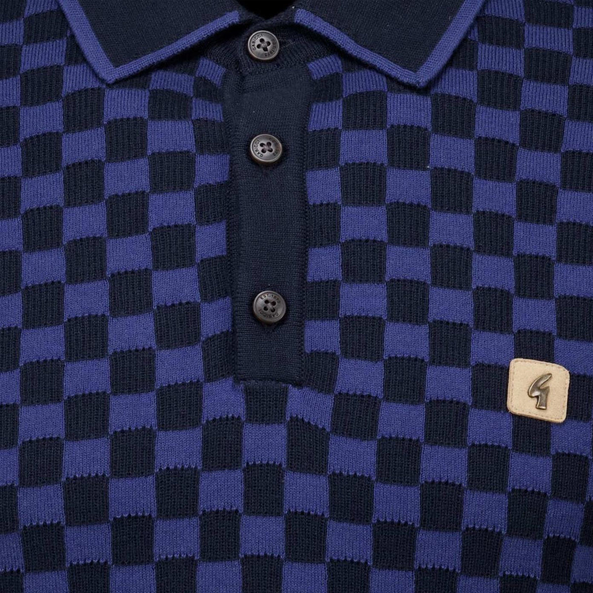 GABICCI DANSON NAVY KNIITED S/S POLO V56GM08