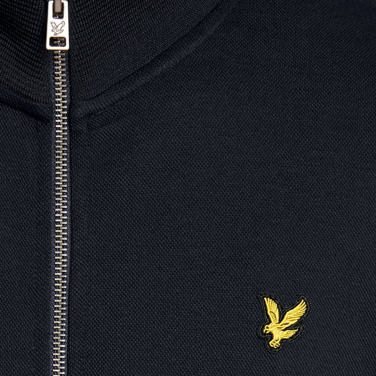 LYLE & SCOTT PIQUE ZIP THROUGH SWEATSHIRT ML2416V  DARK NAVY