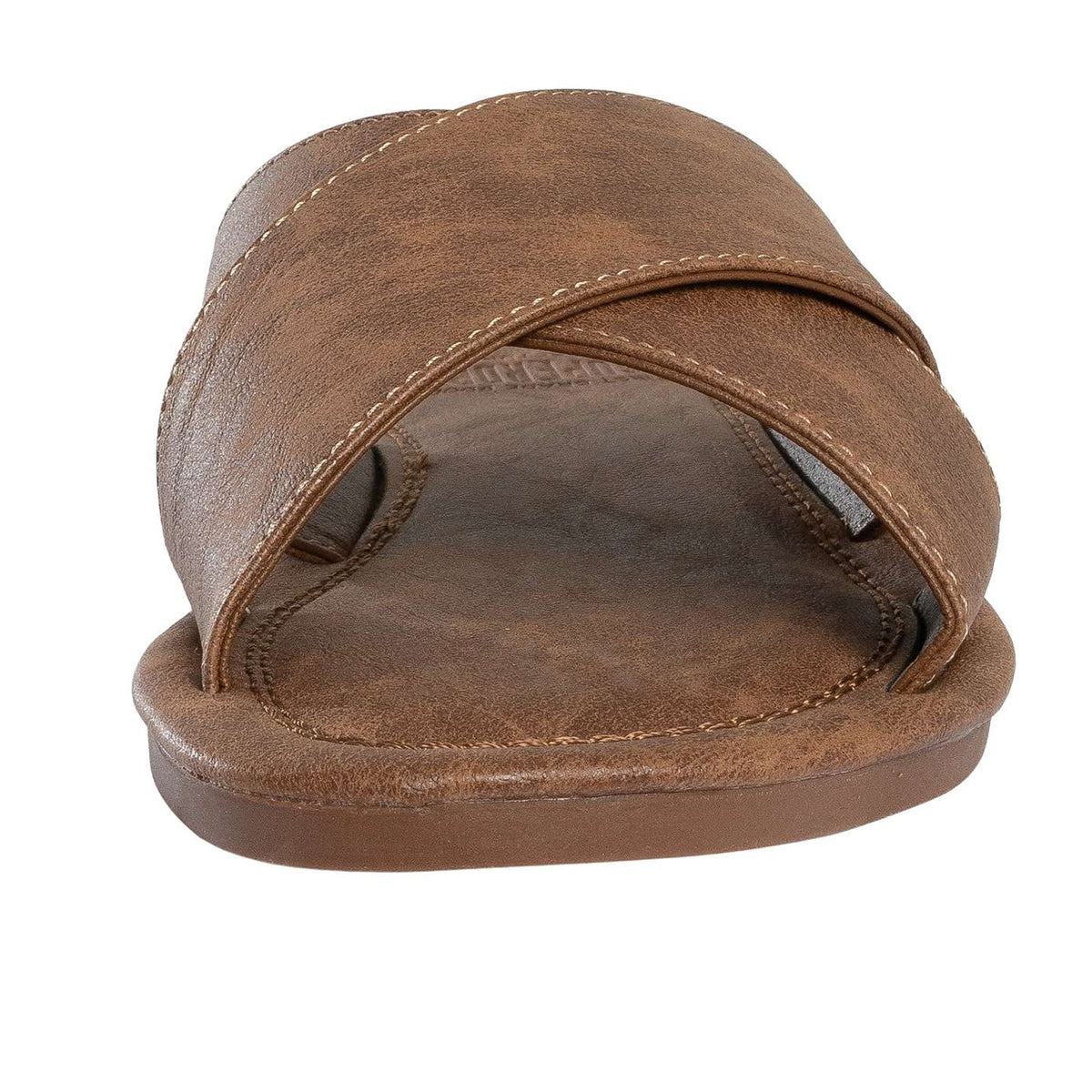 SUPERDRY VINTAGE CROSS STRAP SLIDE LIGHT BROWN CDD MF310286A