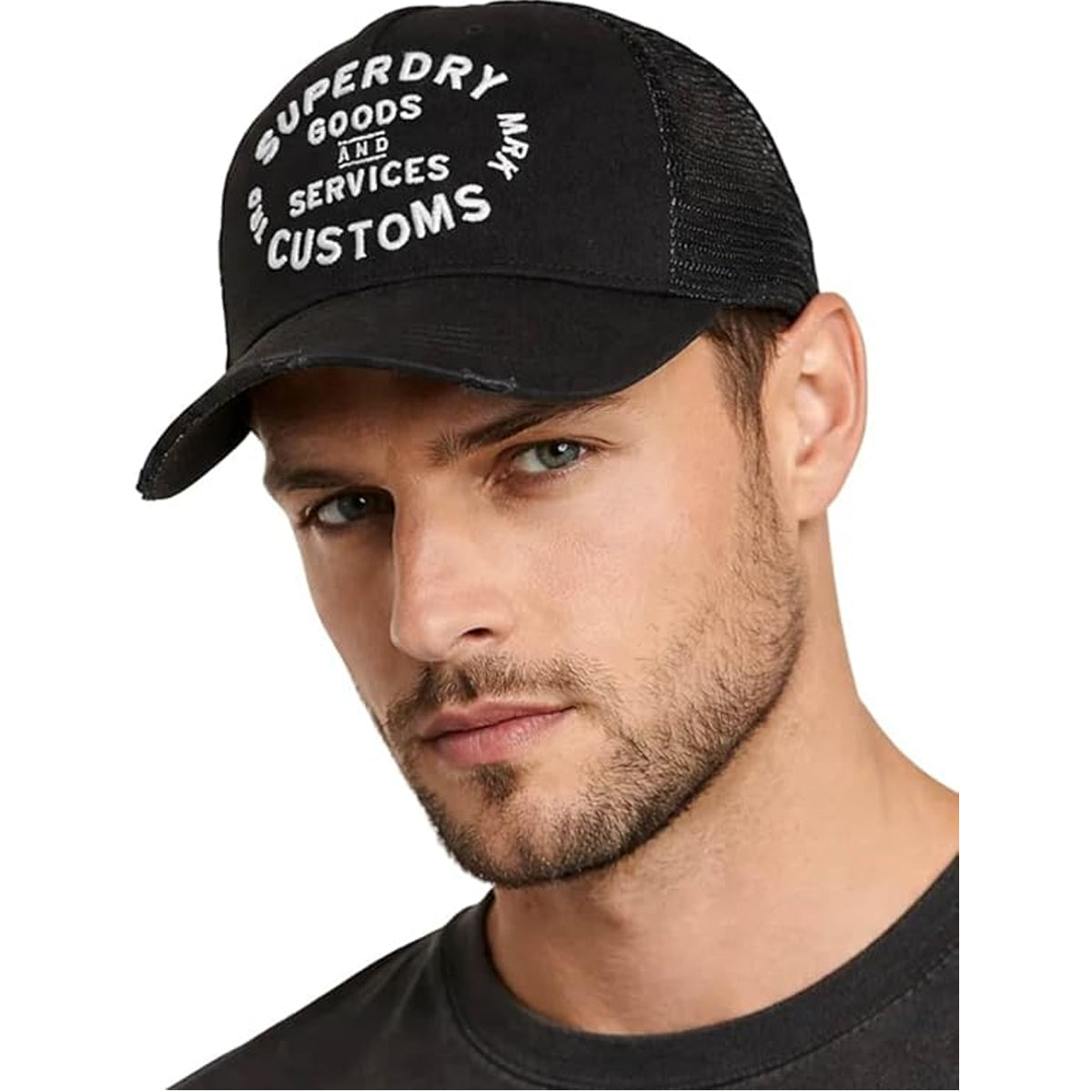 SUPERDRY MESH TRUCKER CAP BLACK/BLACK 16A