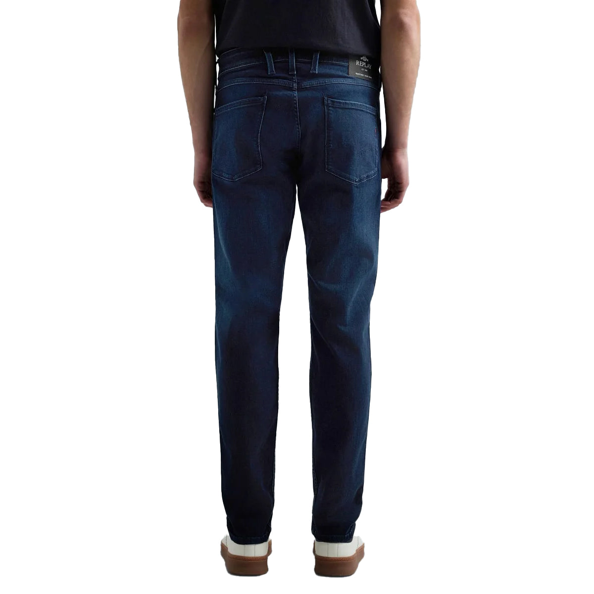 REPLAY ANBASS POWER STRETCH BLUE JEANS M914 41A C38 007