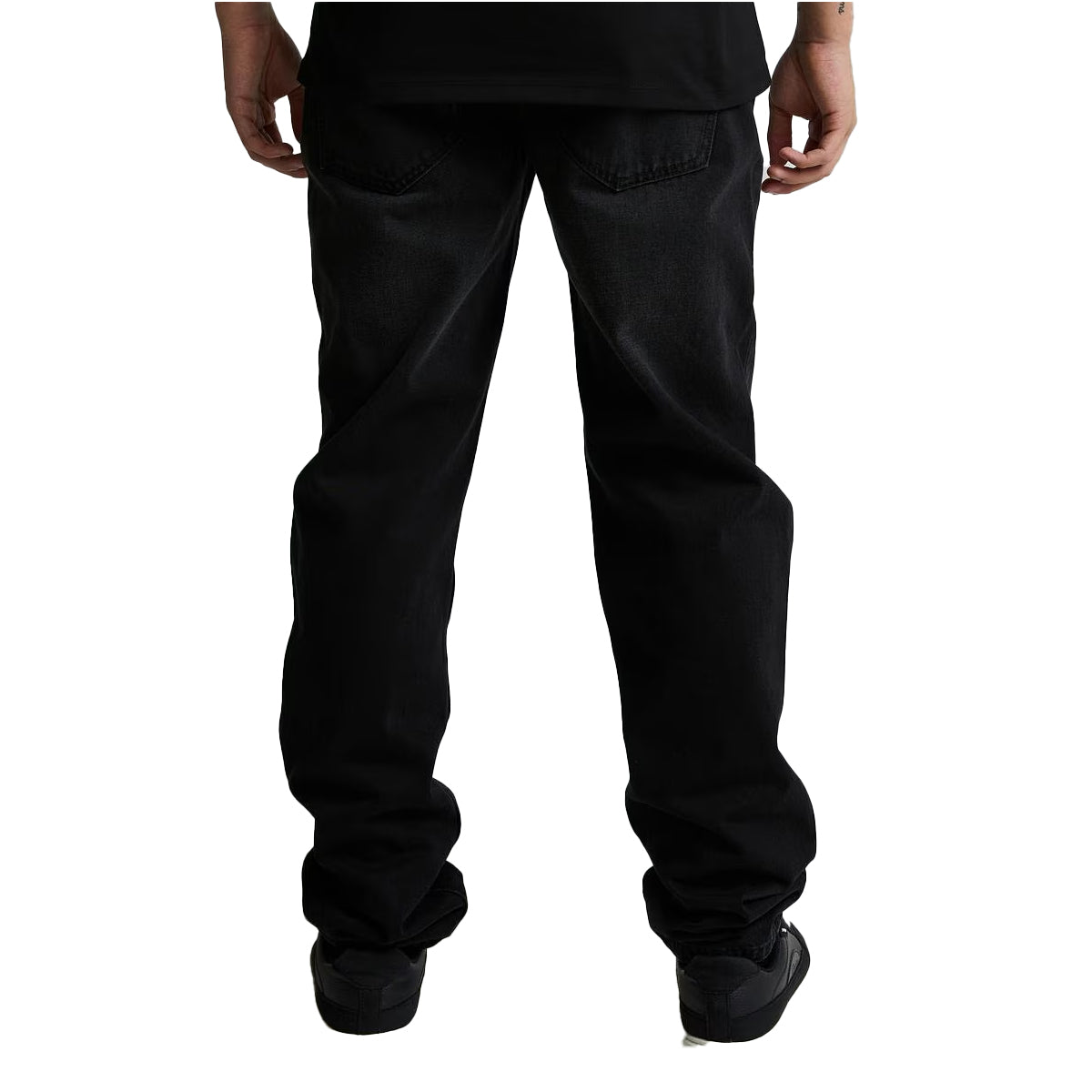 ALESSANDRO ZAVETTI LAZIO LOOSE FIT DENIM JEANS WASHED BLACK
