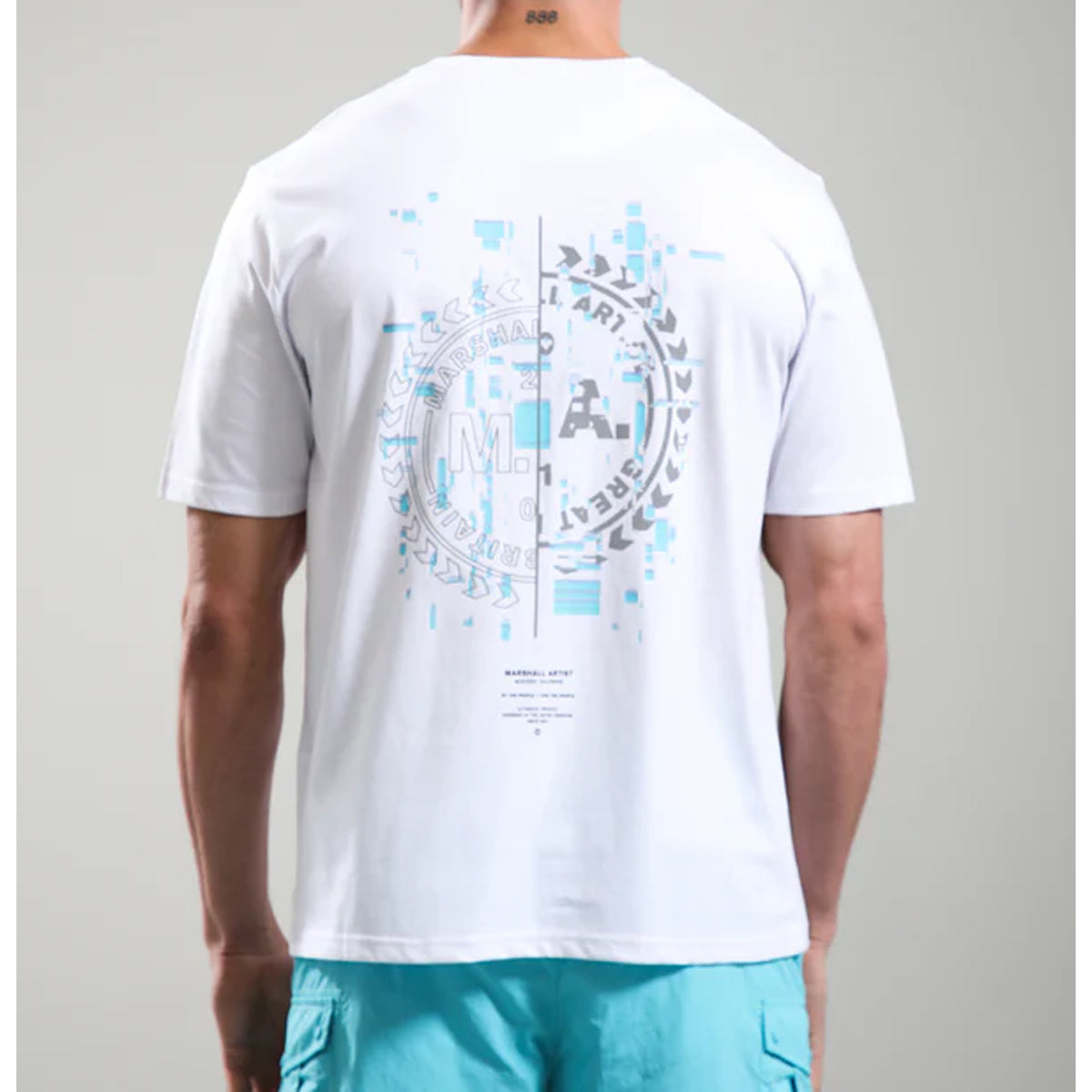 MARSHALL ARTIST GLITCH THEORY T-SHIRT WHITE