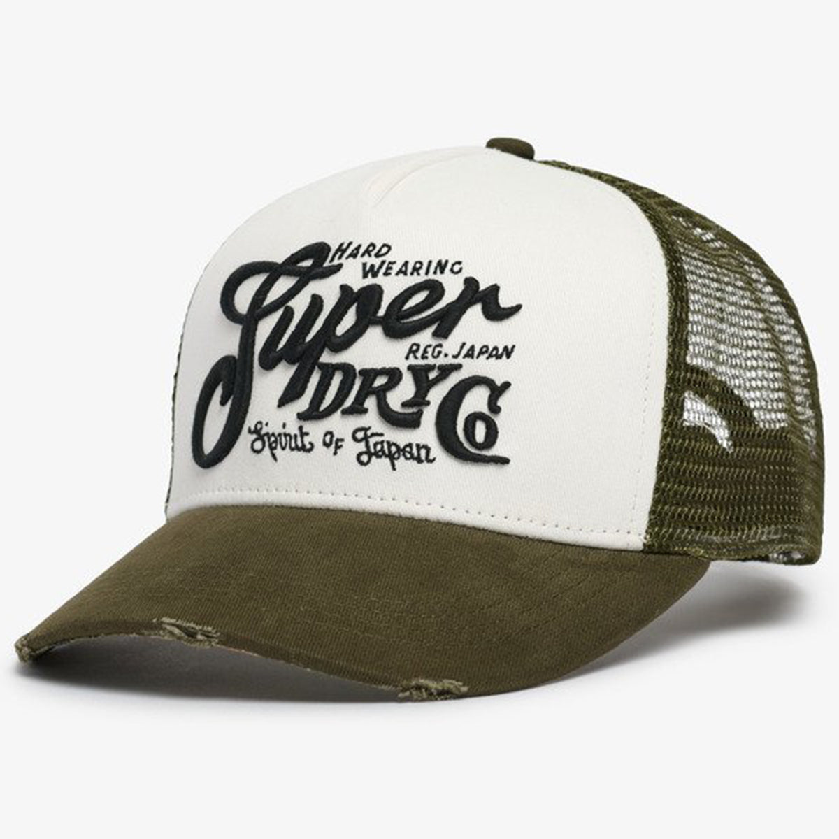 SUPERDRY MESH TRUCKER CAP KHAKI/ECRU KFG