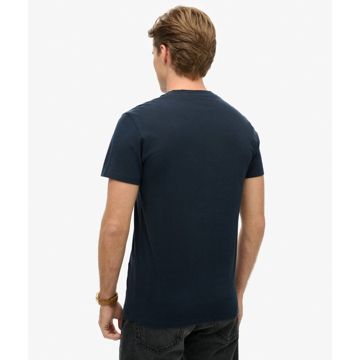 SUPERDRY ESSENTIAL LOGO ECLIPSE NAVY T-SHIRT