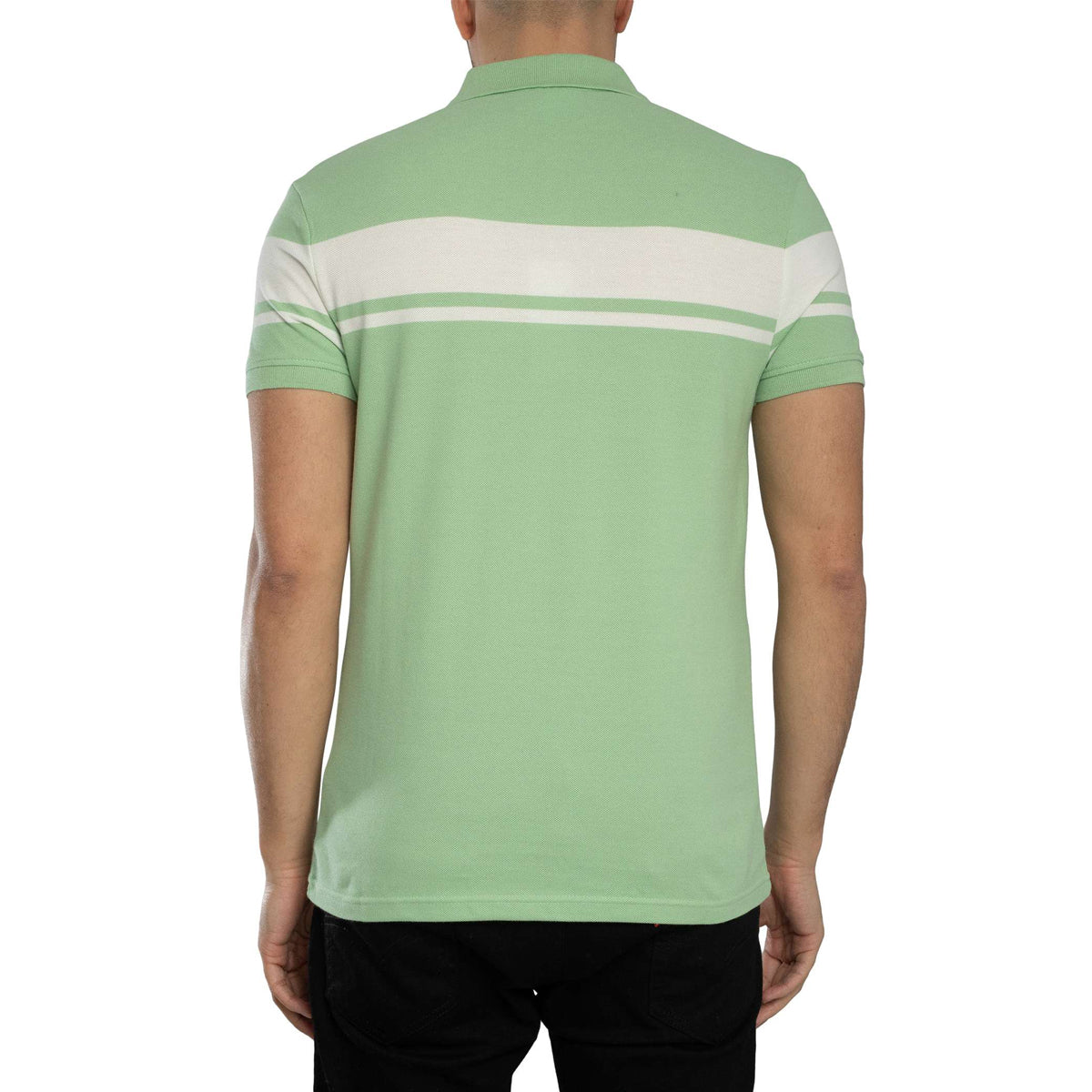 SERGIO TACCHINI YOUNGLINE POLO T-SHIRT QUIET GREEN/GARDENIA