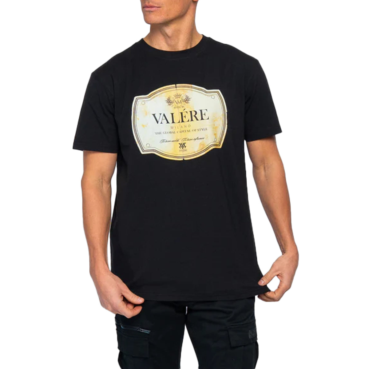VALERE CARTIZZE T-SHIRT BLACK