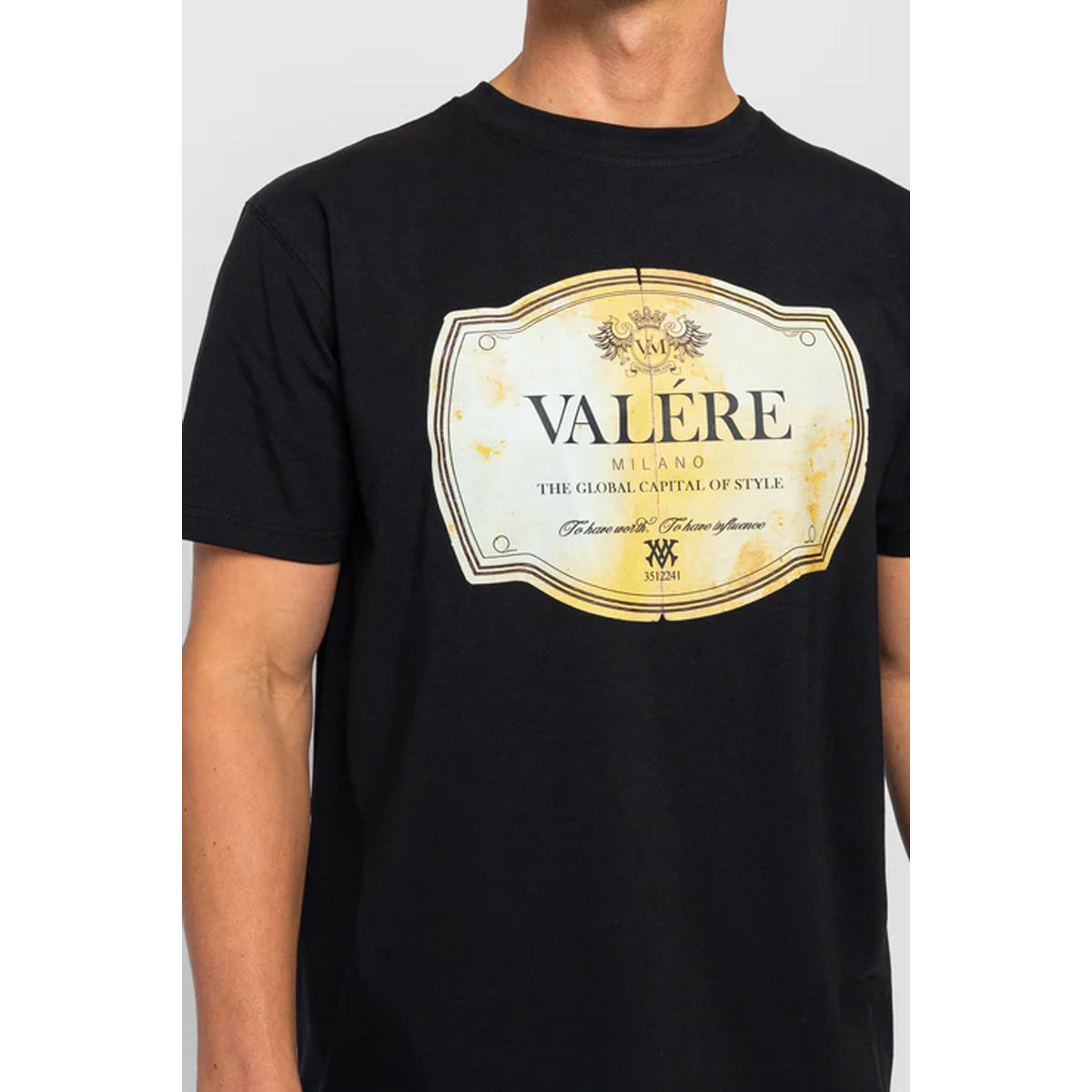 VALERE CARTIZZE T-SHIRT BLACK
