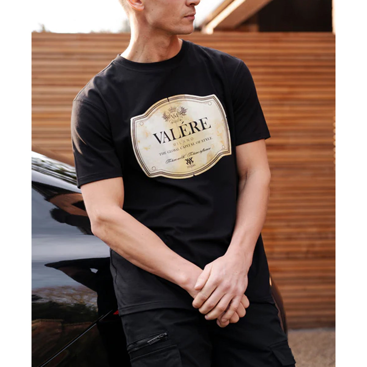 VALERE CARTIZZE T-SHIRT BLACK