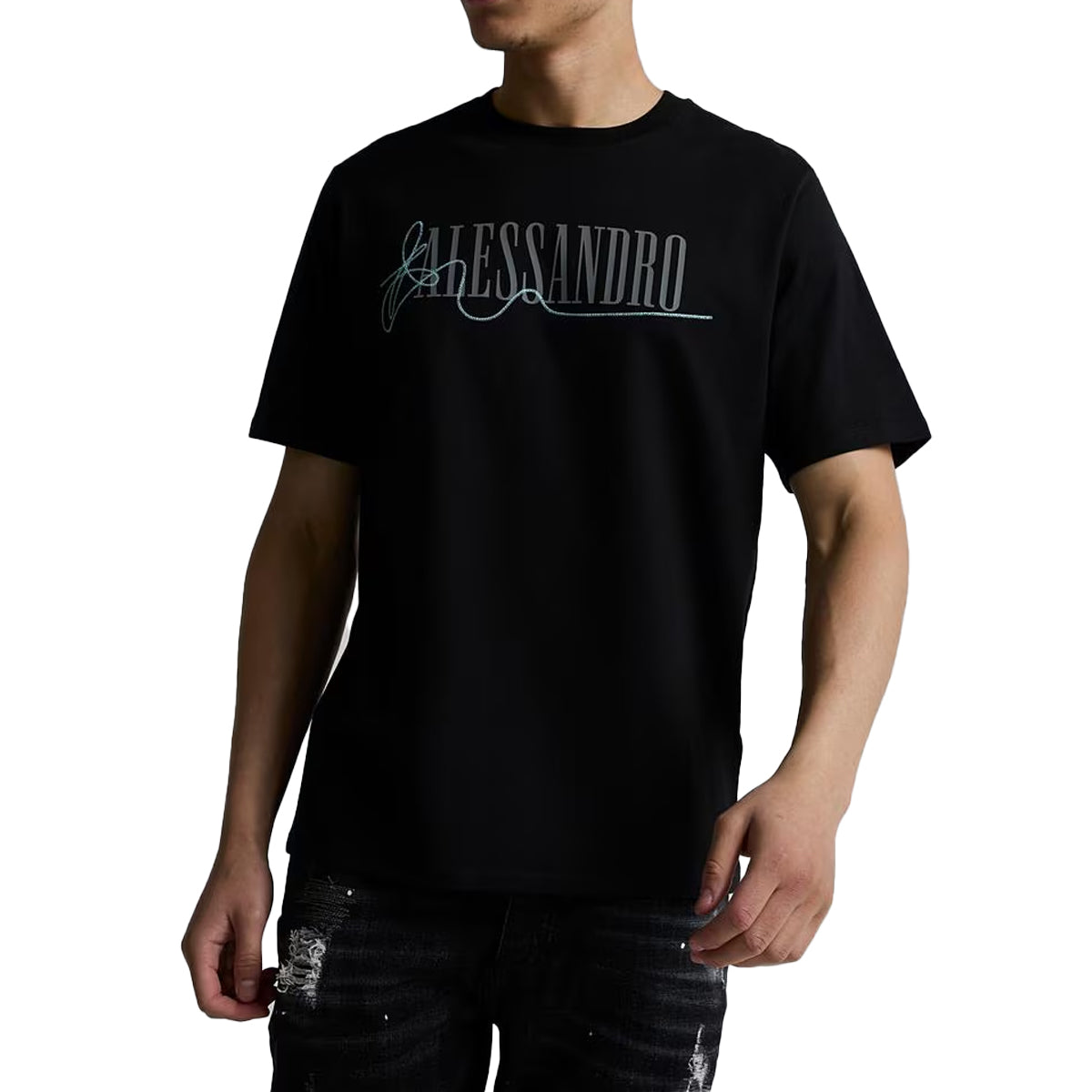 ALESSANDRO ZAVETTI POMETI T-SHIRT BLACK