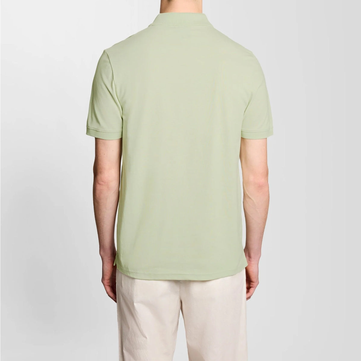 LYLE & SCOTT SUPERFINE POLO SHIRT SP2255TONT  TENDER GREENS