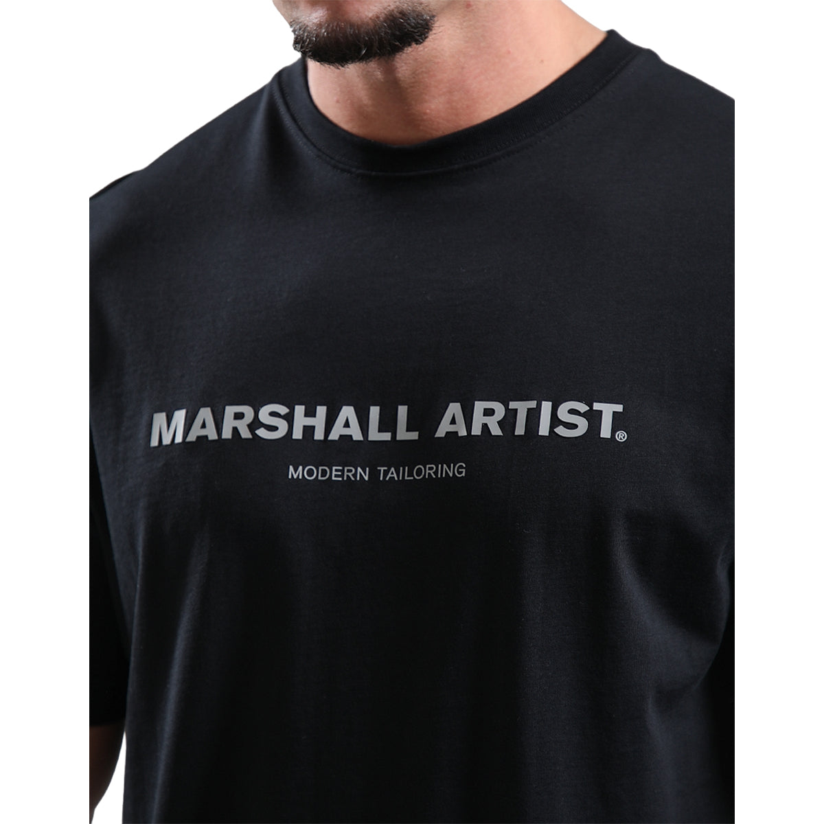 MARSHALL ARTIST MENS THERMO BLACK T-SHIRT