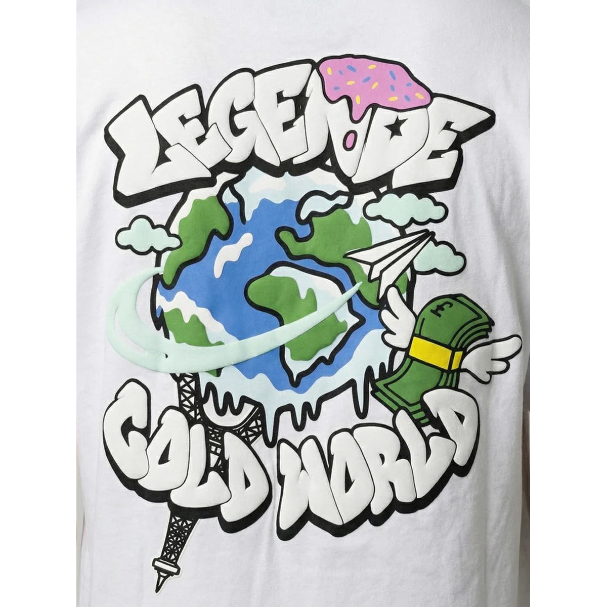 LEGENDE PARIS COLD WORLD T-SHIRT WHITE
