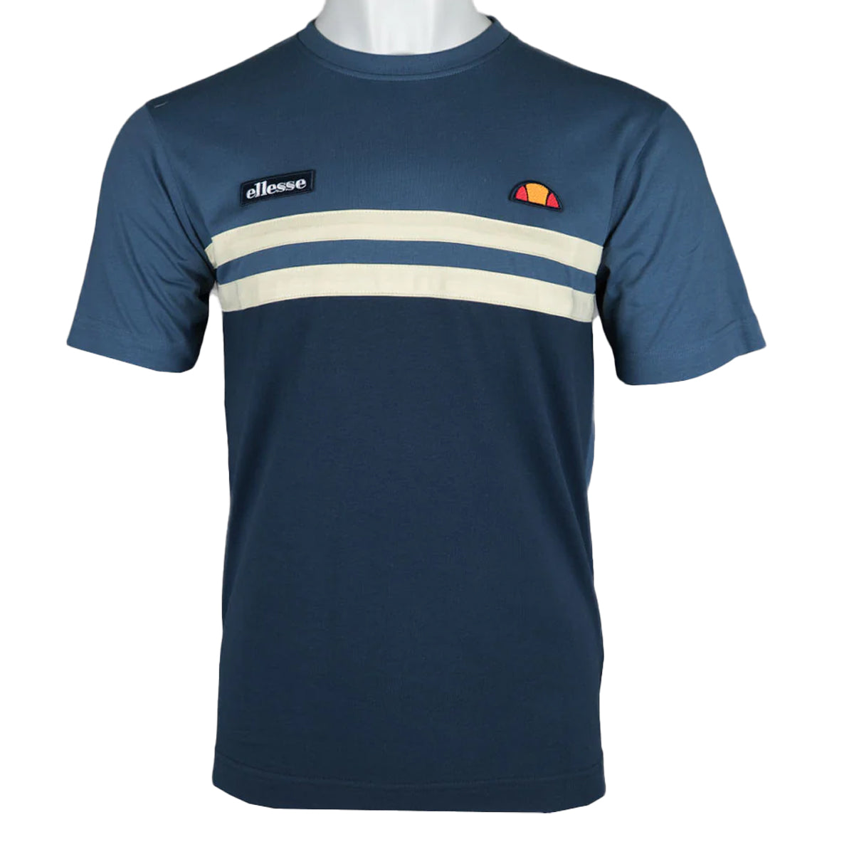 ELLESSE VENIRE T-SHIRT NAVY/LIGHT YELLOW