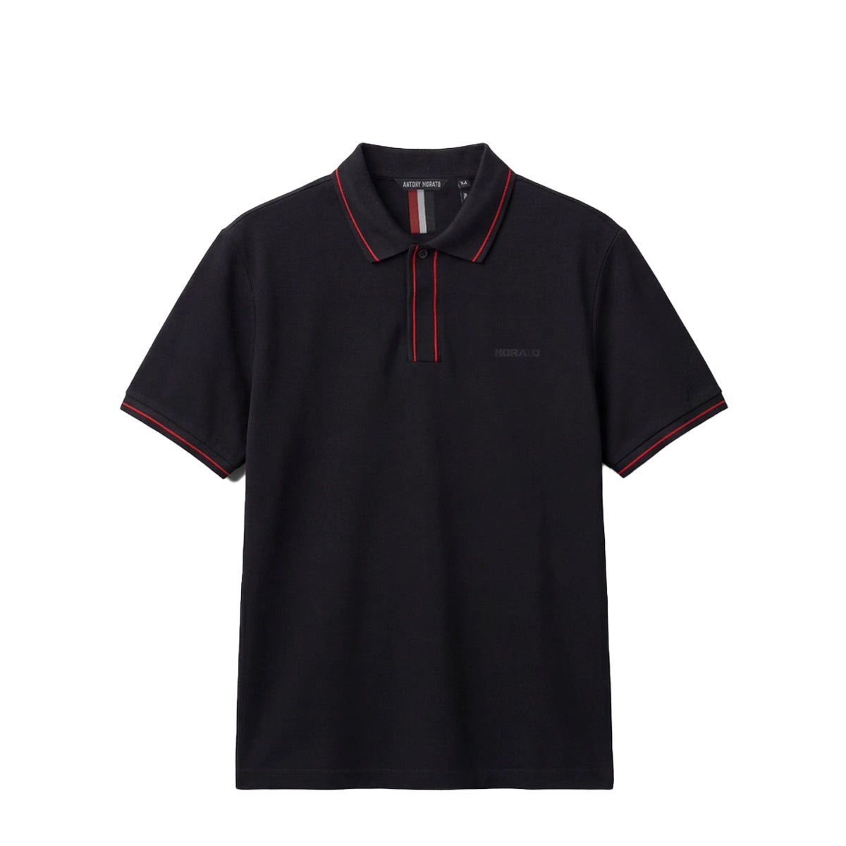 ANTONY MORATO TIPPED POLO BLACK MMKS02609
