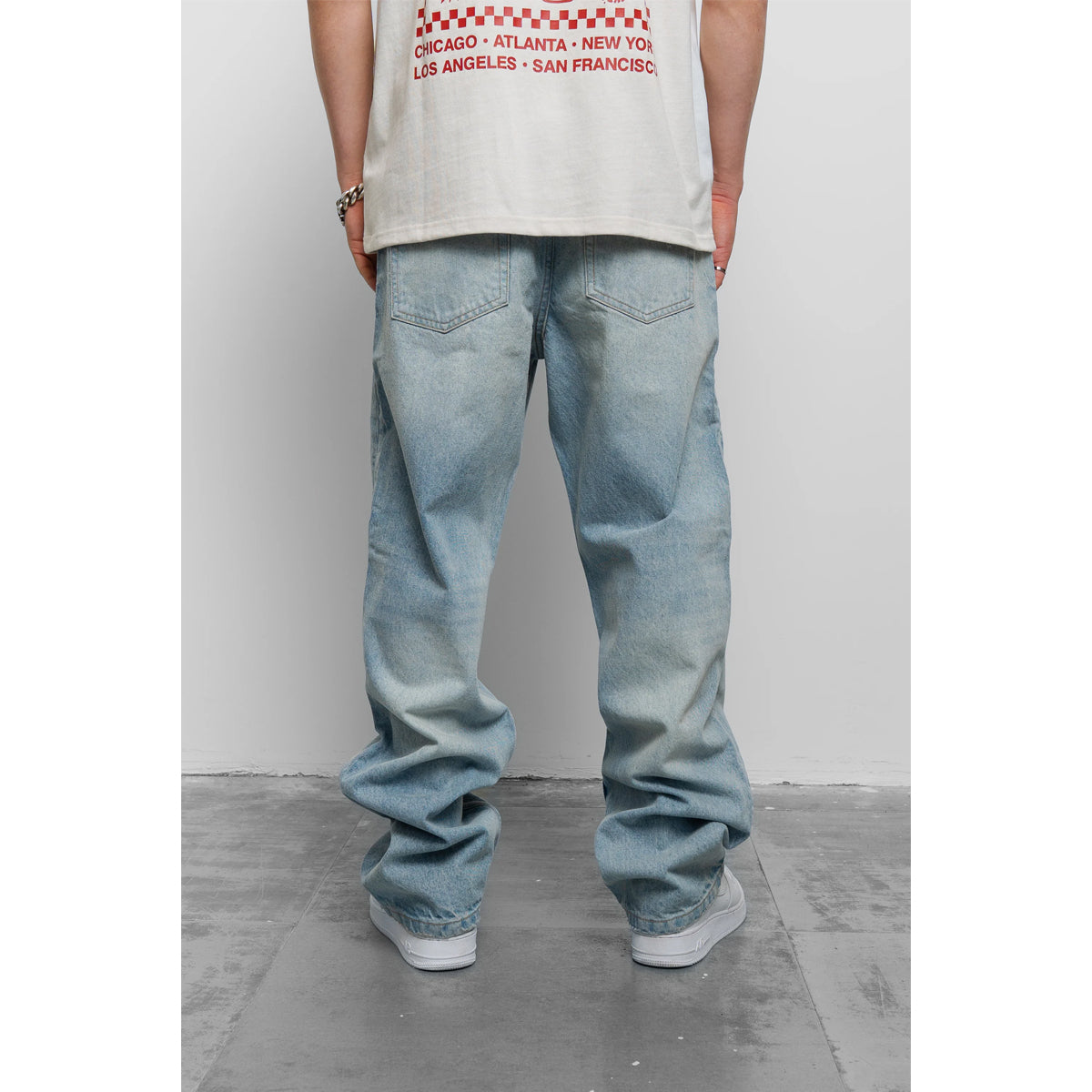 FRESH FLAVOURS RELAXED JEANS LIGHT BLUE