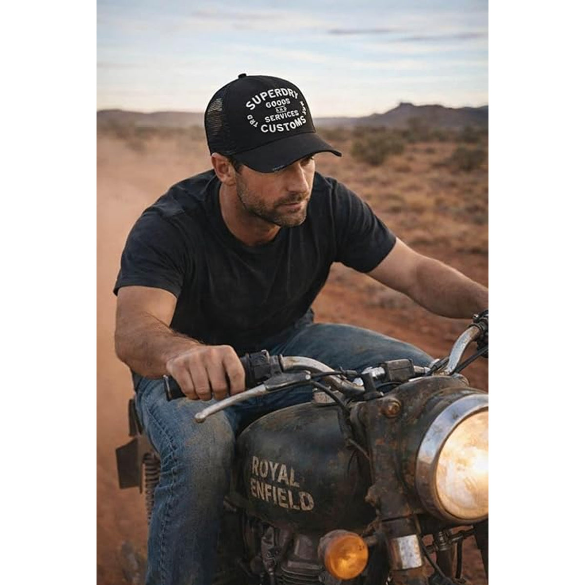 SUPERDRY MESH TRUCKER CAP BLACK/BLACK 16A