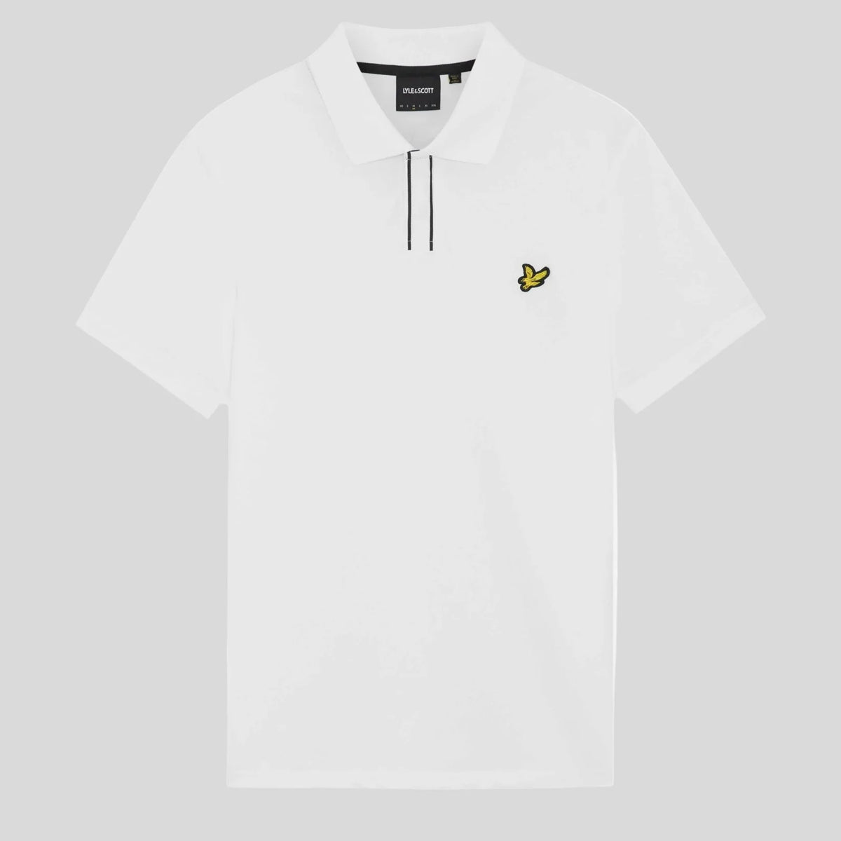 LYLE & SCOTT PLACKET TIPPED POLO SHIRT SP2409V  WHITE
