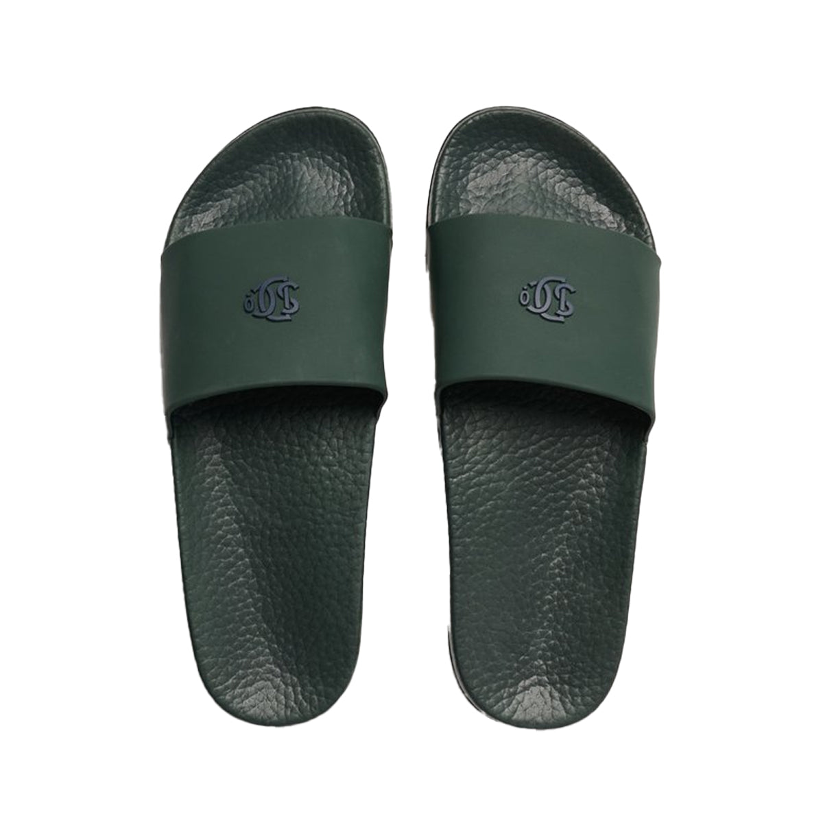 SUPERDRY SD & CO POOL SLIDE GREEN/NAVY KEN MF310281A