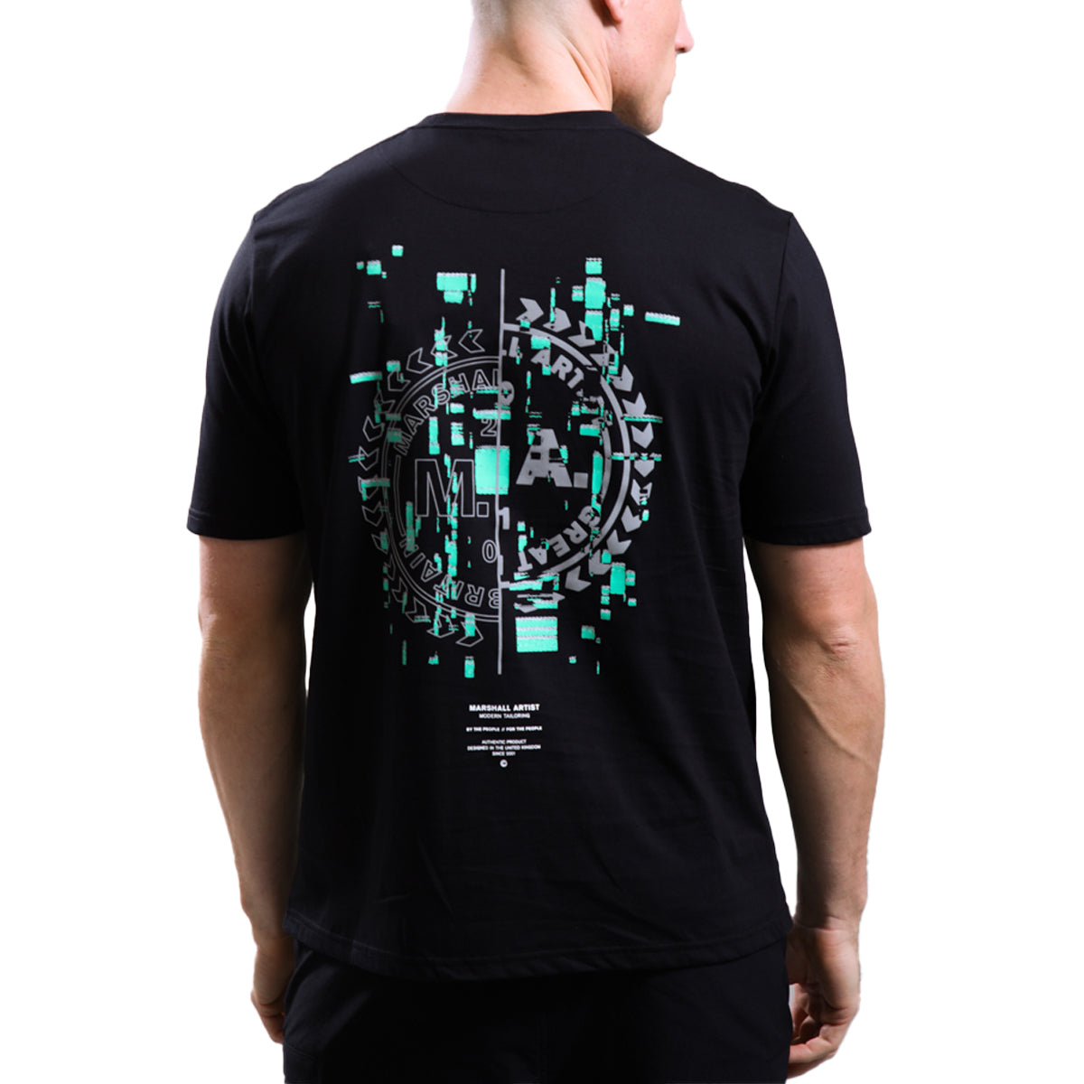 MARSHALL ARTIST GLITCH THEORY T-SHIRT BLACK
