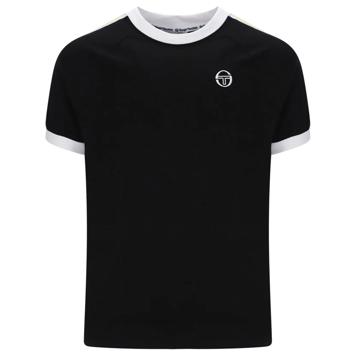 SERGIO TACCHINI PINO RINGER T-SHIRT BLACK/WHITE