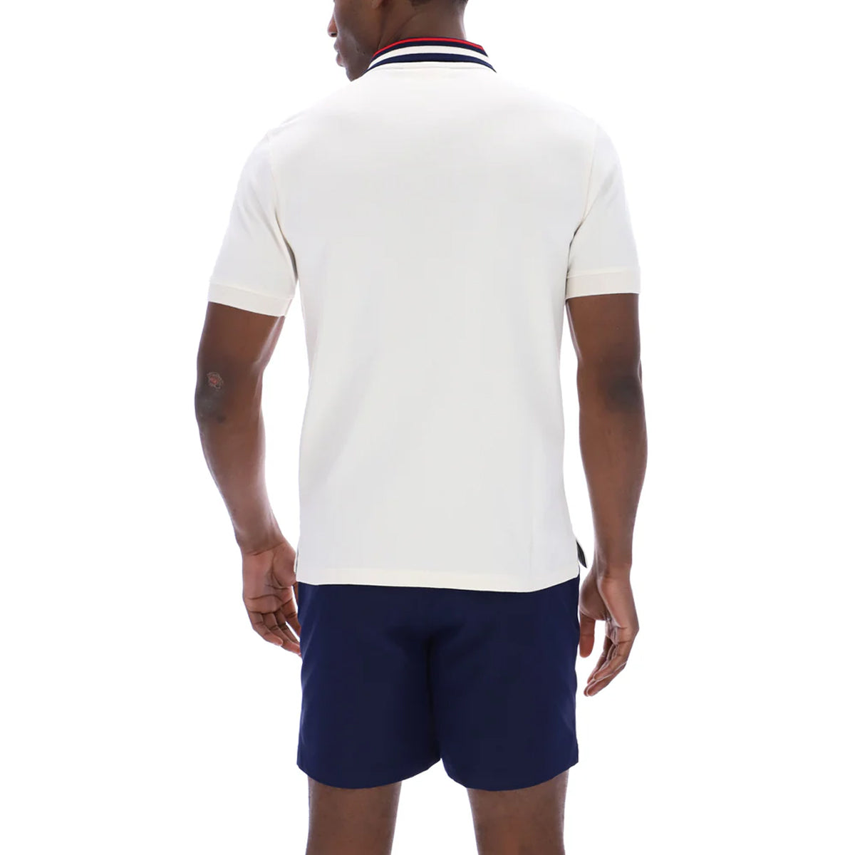 FILA ACHILLE HERITAGE TAPE POLO GARDENIA