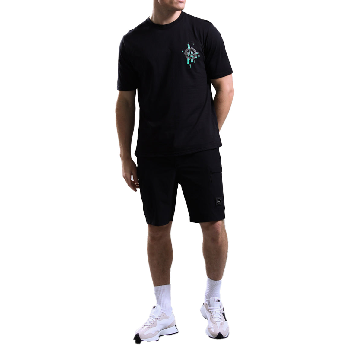 MARSHALL ARTIST GLITCH THEORY T-SHIRT BLACK