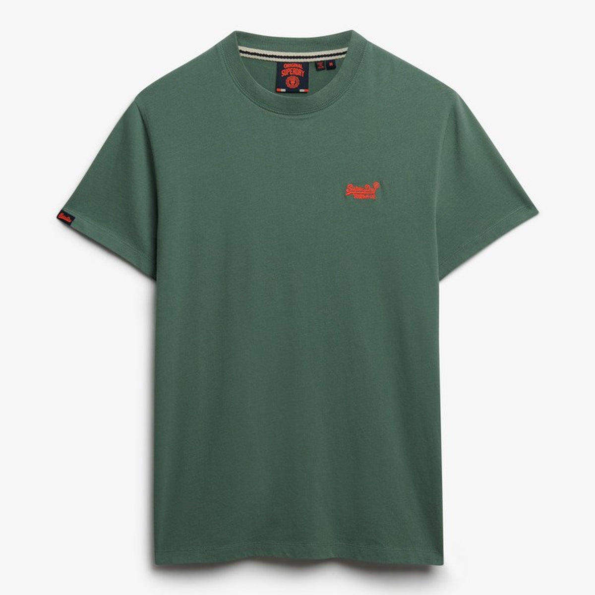 ESSENTIAL LOGO EMB T-SHIRT LAUREL KHAKI J7D