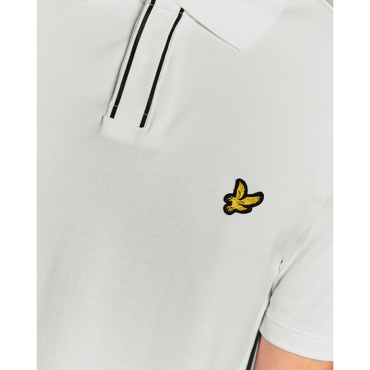 LYLE & SCOTT PLACKET TIPPED POLO SHIRT SP2409V  WHITE