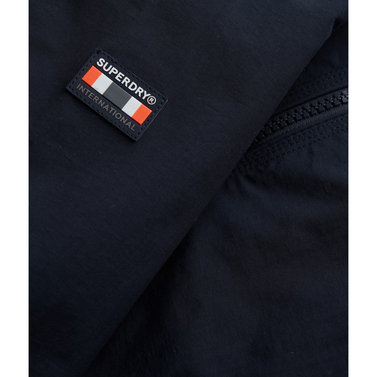 SUPERDRY NYLON HERRINGTON ECLIPSE NAVY JACKET