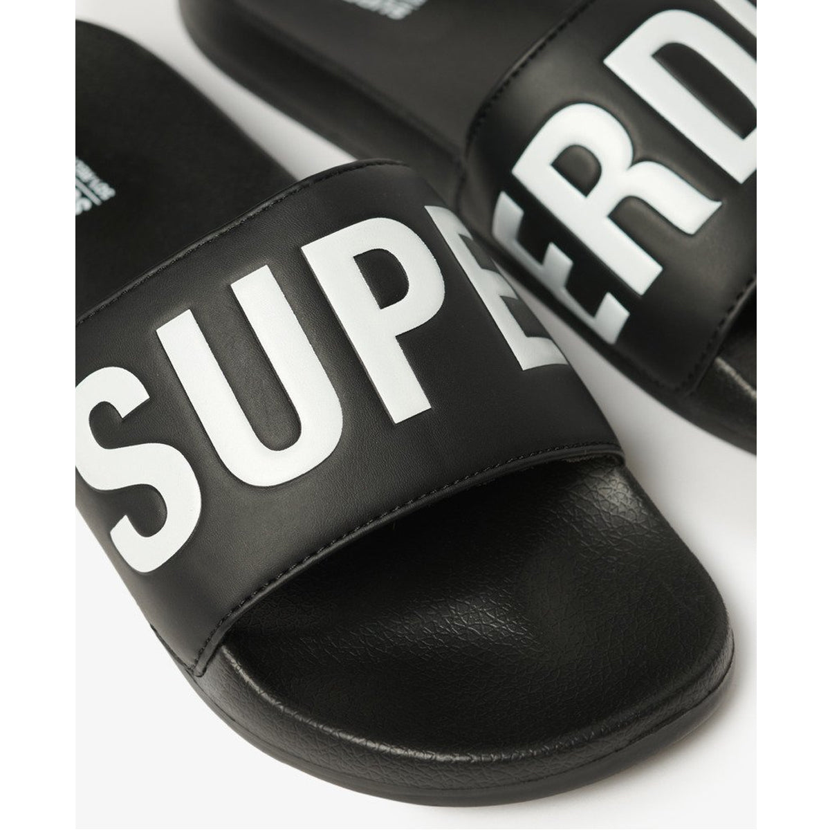 SUPERDRY POOL SLIDE BLACK/OPTIC 33B MF310291A