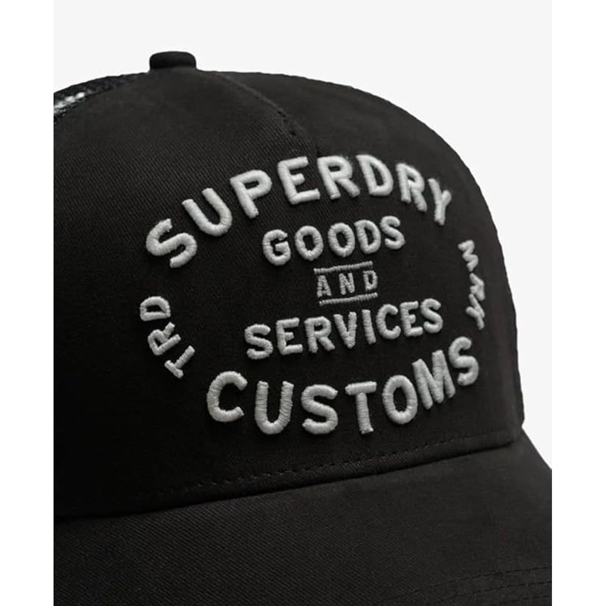 SUPERDRY MESH TRUCKER CAP BLACK/BLACK 16A