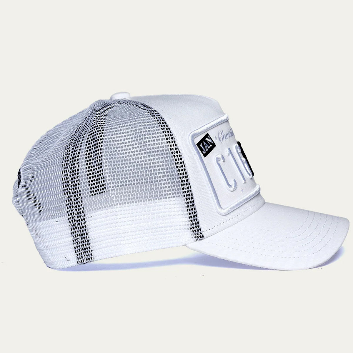 CHRISTIAN ROSE R TWO TONE WHITE